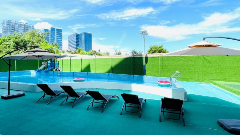 フィリピン留学 Cebu21 - B`CEBU-Swimming pool-10